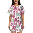 thumbnail image 1 of Xecao Watercolor Flowers print Swimsuit for women, Summer-ready, sporty style.Quick-dry fabric. Many sizes & colors., 1 of 9