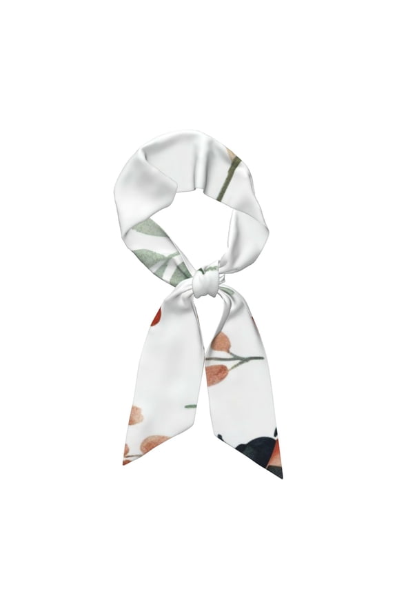 Watercolor Ladybug Pattern Large Satin Head Scarf - Satin Hair Scarves Silk Bandana Scarf Headscarf Silk Feeling Scarf for Women