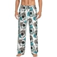 thumbnail image 1 of Xecao Watercolor Sunflower Men's Straight Lounge Pajama Pants: The Ultimate in Comfortable Sleepwear, 1 of 9