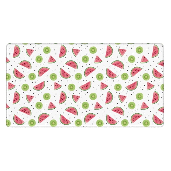 Xecao Watermelon And Kiwi for Waterproof Mouse Pad - Extended Contour Mouse Mat, Large Gaming Mousepad Laptop Keyboard Mat with Non-Slip Rubber Base