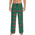 thumbnail image 1 of Xecao Watermelon Men's Straight Lounge Pajama Pants: The Ultimate in Comfortable Sleepwear, 1 of 9