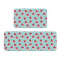 thumbnail image 1 of Xecao Watermelon Patten Kitchen Rugs and Mats Sets,2 Pieces Non-Slip Washable Rugs, Kitchen Mat for Floor,Suit for Kitchen Decor and Accessories, 1 of 6