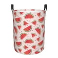 thumbnail image 1 of Xecao Watermelon Print Laundry Hamper Basket,designed for Blanket Storage and Nursery Clothes in the Bedroom, 1 of 8