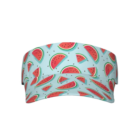 Xecao Watermelon for Adult Sun Cap offers versatile sun protection with adjustable Velcro for a secure fit.