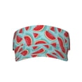 thumbnail image 1 of Xecao Watermelon for Adult Sun Cap offers versatile sun protection with adjustable Velcro for a secure fit., 1 of 8