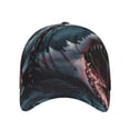 thumbnail image 1 of Xecao Wave Chain Shark for Baseball Cap: Unisex, crafted from classic polyester twill fabric, featuring a soft unconstructed design, 1 of 5