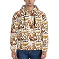 thumbnail image 1 of Xecao Western Cowboy Pattern Men's Adult Pullover Hoodie,Hooded Sweatshirt-Medium, 1 of 7
