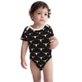 thumbnail image 1 of Xecao Western Cowboy Print Baby and Toddler Short Sleeve Bodysuit,One-piece 100% Organic Cotton for Infant Baby-6 Months, 1 of 7