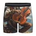 thumbnail image 1 of Xecao Western Guitar Cowboy Print Boxer Briefs for Men's Stretch Moisture-Wicking Underwear, Mid-Rise Classics breathable fabric, 1 of 7