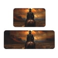 thumbnail image 1 of Xecao Western Rainy Desert Cowboy Patten Kitchen Rugs and Mats Sets,2 Pieces Non-Slip Washable Rugs, Kitchen Mat for Floor,Suit for Kitchen Decor and Accessories, 1 of 6