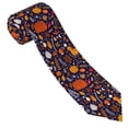 thumbnail image 1 of Xecao Whimsical Autumn Forest Print Tie For Men Necktie Woven Jacquard Neck Ties,Classic Men's Tie, 1 of 7