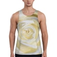 thumbnail image 1 of Xecao White Rose Men's Tank Top Workout Quick Dry Sleeveless Gym Jogging Muscle Shirts Summer Swim Beach Tops, 1 of 9