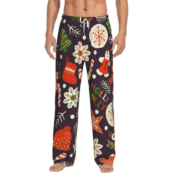 Xecao Winter Holiday Christmas Men's Straight Lounge Pajama Pants: The Ultimate in Comfortable Sleepwear