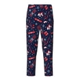 thumbnail image 1 of Xecao Winter Skiing Snowflakes Print Teenagers' Pajama Pants Long Sleep Pants Soft Elastic Waist Pajama Bottoms Elastic waist with 2 Pockets 5-16 Years-XS(5-6), 1 of 6