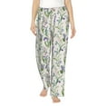 thumbnail image 1 of Xecao Wisteria Flower Women's Straight Lounge Pajama Pants: The Epitome of Relaxed Sleepwear, 1 of 9