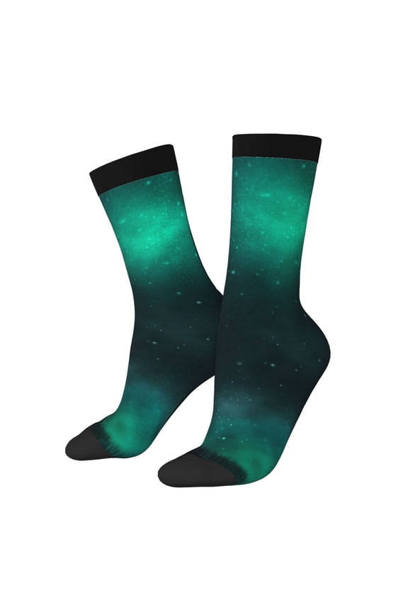 Witch House On The Hill Pattern Sport Socks for Women and Men Crew Socks Sporty Calf Socks Casual Socks