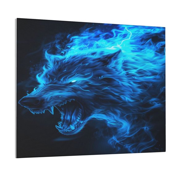 Xecao Wolf for Waterproof Framed Canvas Art - Modern Home Decor with Real Wood Frame for Gifting and Interior Design,Horizontal