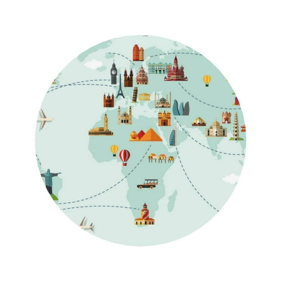 Xecao World Travel Map for Fridge Magnets - Fun Decorative Refrigerator Magnets, Cute and Soft for Stylish Kitchen Accents