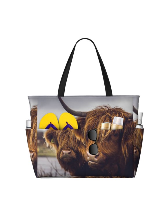 Yak for versatile beach bag for women includes zipper pockets and waterproof material, ideal for vacations and adventures.