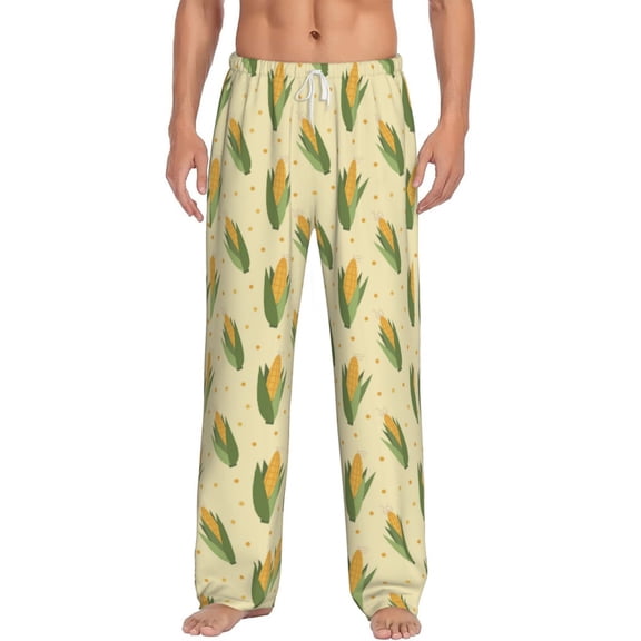 Xecao Yellow Corn Men's Straight Lounge Pajama Pants: The Ultimate in Comfortable Sleepwear
