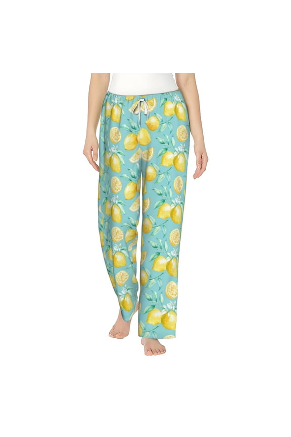 Yellow Lemon Women's Straight Lounge Pajama Pants: The Epitome of Relaxed Sleepwear