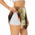 thumbnail image 1 of Xecao Yin Yang 1 for Double-layer Running Short for Women, Perfect for Gym, Tennis, and More, Featuring a Convenient Pocket-Medium, 1 of 7