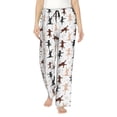 thumbnail image 1 of Xecao Yoga Labrador Retriever Women's Straight Lounge Pajama Pants: The Epitome of Relaxed Sleepwear, 1 of 9