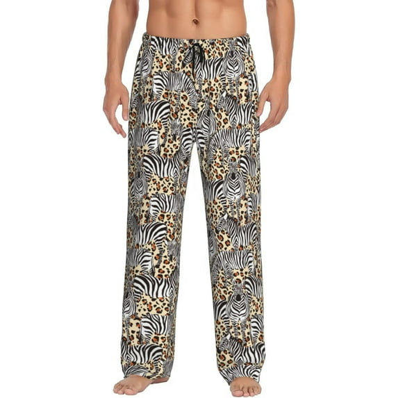 Xecao Zebra Men's Straight Lounge Pajama Pants: The Ultimate in Comfortable Sleepwear