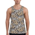 thumbnail image 1 of Xecao Zebra Men's Tank Top Workout Quick Dry Sleeveless Gym Jogging Muscle Shirts Summer Swim Beach Tops, 1 of 9