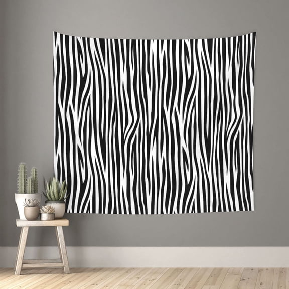 Xecao Zebra Skin patten Tapestry 60x51 Inches Wall Hanging Poster Tapestry for Living Room Bedroom Home Decor