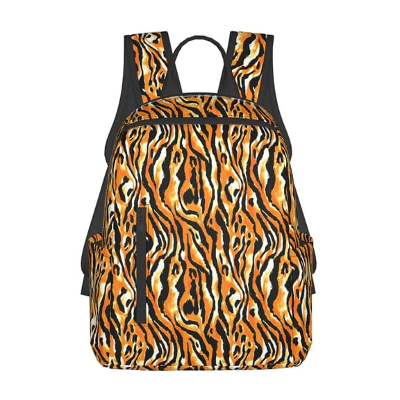 Xecao Zebra print Backpack For women men Aesthetic Lightweight Travel Daypack Simple Cute Backpack For Bookbag