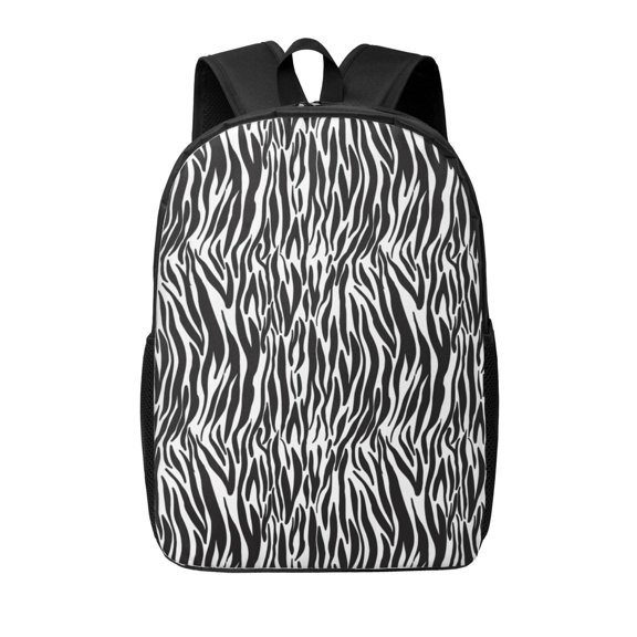 Xecao Zebra print Travel Backpack, Large Computer Backpack for Men Women, College School Rucksack Book Bag