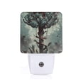 thumbnail image 1 of Xecao Zombie Flower Apocalypse for Night Light - a Wall-mounted LED Fixture with A Dusk-to-dawn Sensor, Ideal for Bedrooms, Bathrooms, Hallways, and Kitchens-UK, 1 of 7