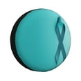 thumbnail image 1 of Xecao a Teal Ribbonin for Tire Covers: Waterproof, dust-proof, and universally fitting for trailers, SUVs-15 inch, 1 of 6