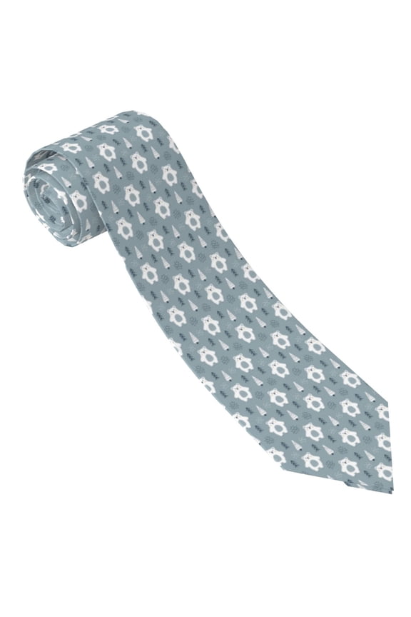 bead tree winter Print Tie For Men Necktie Woven Jacquard Neck Ties,Classic Men's Tie