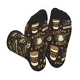 thumbnail image 1 of Xecao coffee shop house Print Crew Socks for Men and Women, Men's Soft Moisture-wicking Sock, 1 of 7