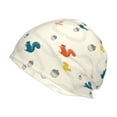 thumbnail image 1 of Xecao colorful Squirrel Nuts Print Knit Hat,Winter Beanie for Men Women, Beanie Soft Warm Ski Stocking Cuffed Cap, 1 of 7