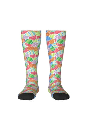 easter eggs Print Compression Socks for Both Men And Women for Running, Travel, Flight, Nurse