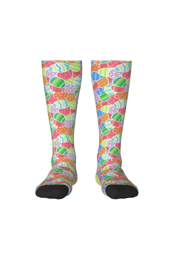 easter eggs Print Compression Socks for Both Men And Women for Running, Travel, Flight, Nurse