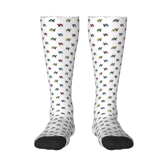 Xecao french bulldog sport golf cap Print Compression Socks for Both Men And Women for Running, Travel, Flight, Nurse
