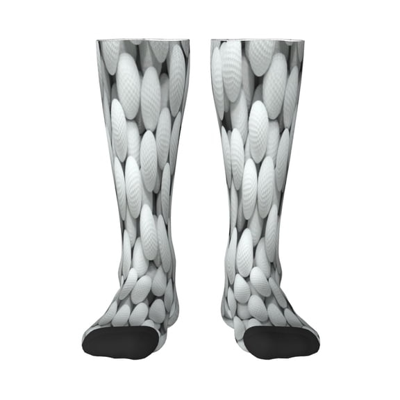 Xecao golf balls Print Compression Socks for Both Men And Women for Running, Travel, Flight, Nurse