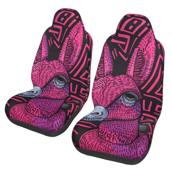 Xecao ink Donkey Pop Art Print Car Seat Cover in That Fits Most Cars, Vans, SUVs, and Trucks.