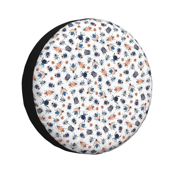 Xecao natural insects for Tire Covers: Waterproof, dust-proof, and universally fitting for trailers, SUVs-15 inch
