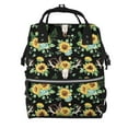 thumbnail image 1 of Xecao print Large Capacity Nappy Bag is a multi-functional waterproof travel backpack, perfect as a nursing bag or mummy backpack for women, 1 of 6