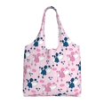 thumbnail image 1 of Xecao's Cartoon Poodle Dog Canvas Tote Bag is a versatile choice for women, serving as a stylish beach bag, shopping bag,and reusable grocery bag., 1 of 5