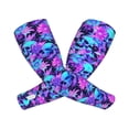 thumbnail image 1 of Xecao's Flower Happy Skull print Arm Sleeves offer cooling UV protection and sports compression for both men and women., 1 of 5