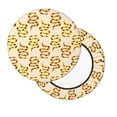 thumbnail image 1 of Xecao's Hand Drawn Snake Print Stool Covers offer stylish, washable protection for PU round bar stools, perfect for home or commercial use., 1 of 7