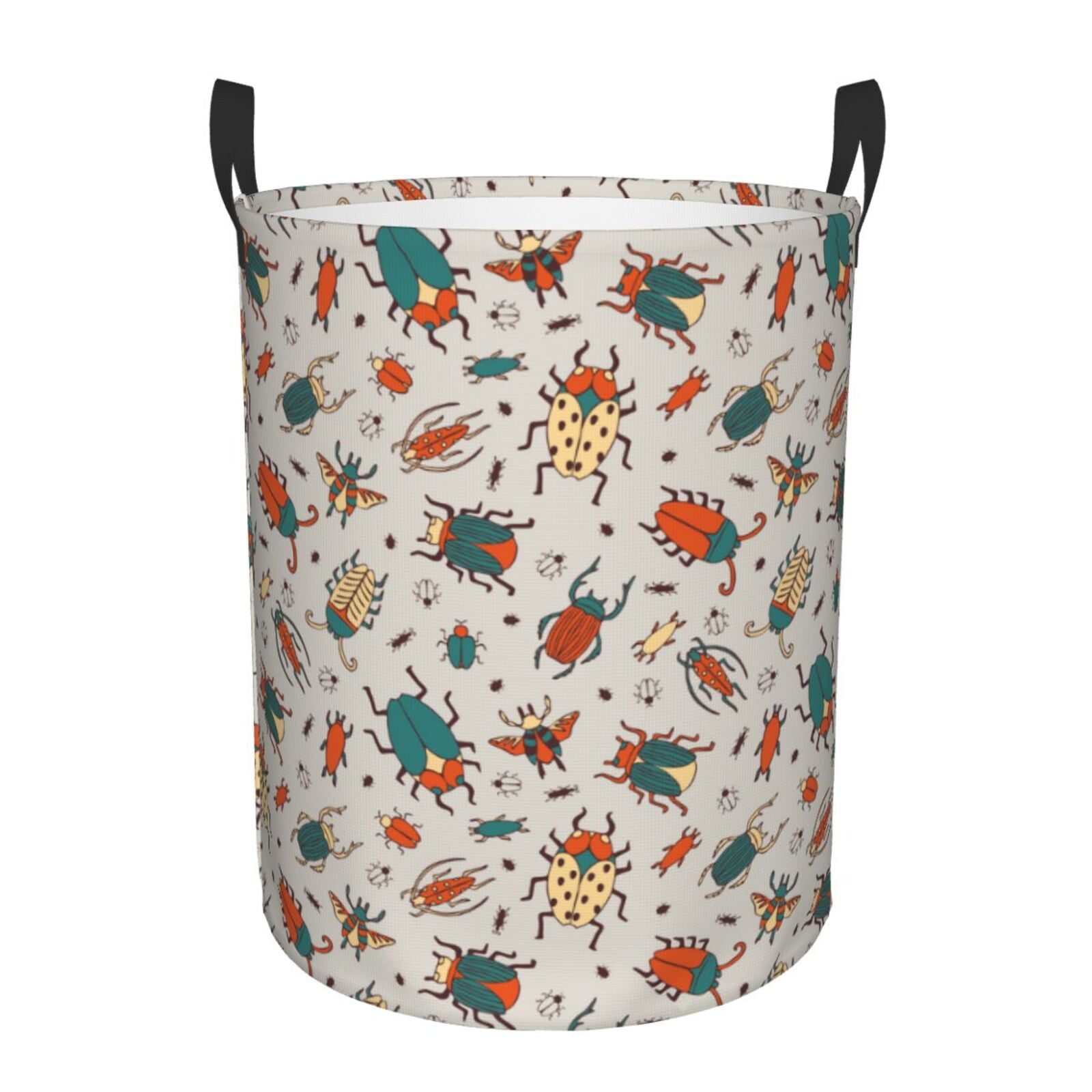 Xecao summer insects Print Laundry Hamper Basket,designed for Blanket ...