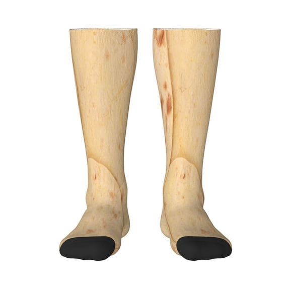 Xecao taco tortilla Print Compression Socks for Both Men And Women for Running, Travel, Flight, Nurse