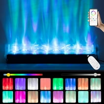 Xecessory RGBW LED Ocean Wave Lights Projector with APP Control & Remote, Projector Lamp Wall Light with Multi Dynamic Effect, Ambient Lighting for Bedroom/Bar/Gaming Room Wall Art Decor